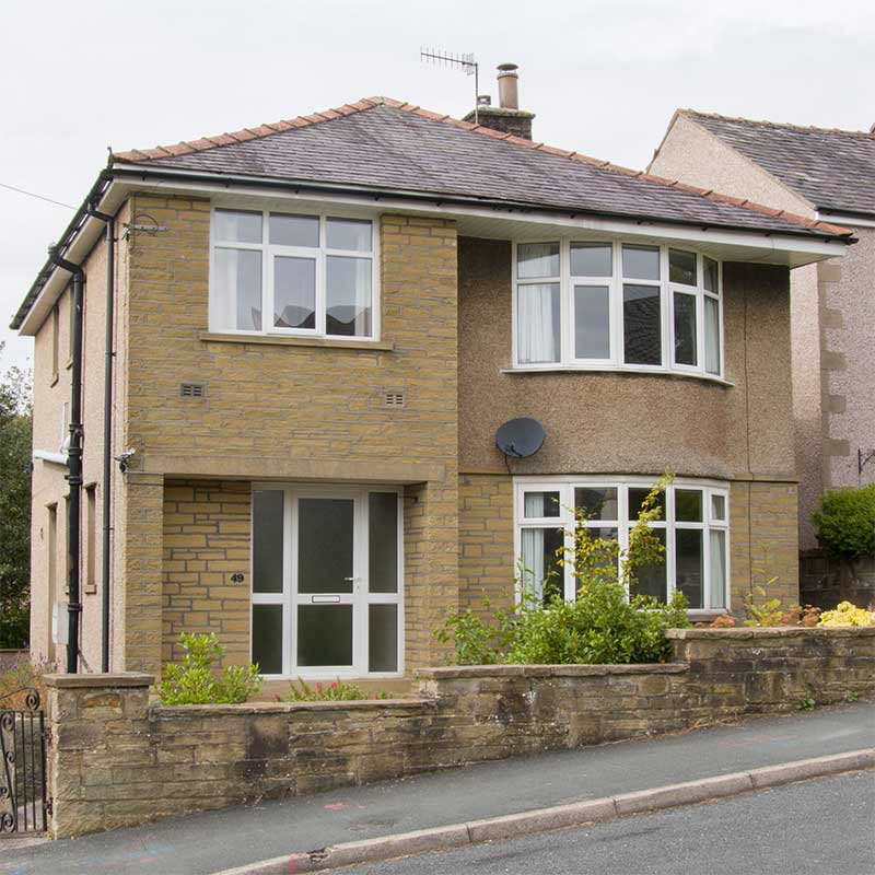 Two story house on Regent Road in Skipton