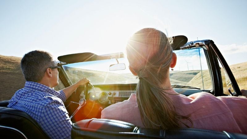Is now a good time to invest - 800 x 450  - 1 Couple sat in convertible car in sunlight
